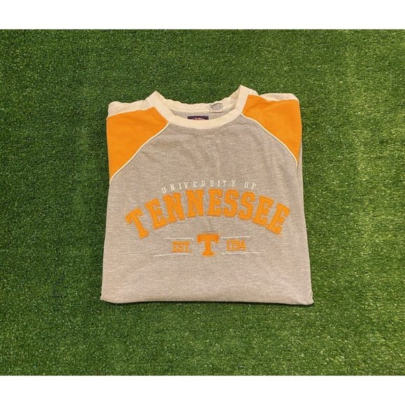 Vintage Tennessee Volunteers shirt extra large adult gray orange Retro Y2K mens - Picture 1 of 12